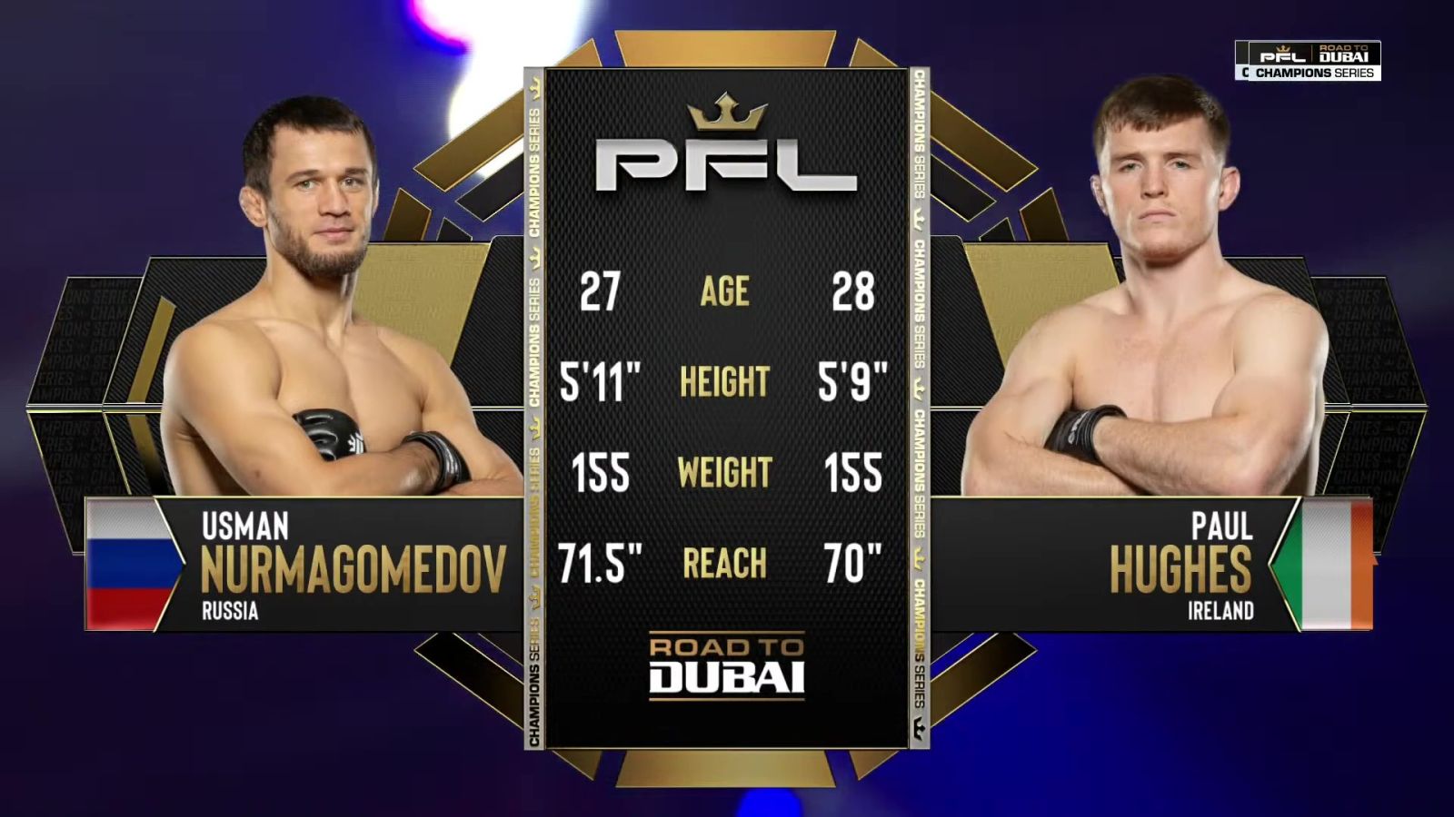 PFL Champions Series 2 - Usman Nurmagomedov vs Paul Hughes - October 3, 2025