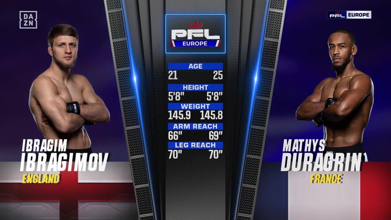 PFL Europe 2 - Ibragim Ibragimov vs Mathys Duragrin - July 5, 2025