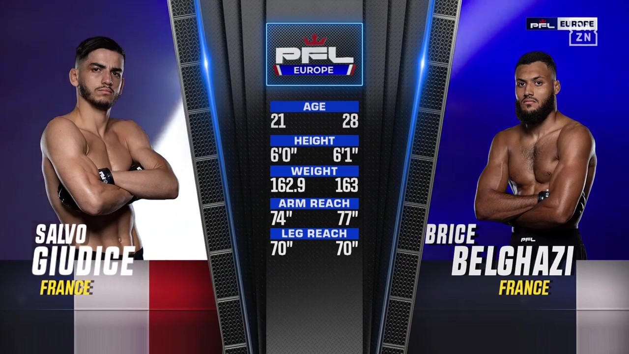 PFL Europe 2 - Salvo Giudice vs Brice Belghazi - July 5, 2025