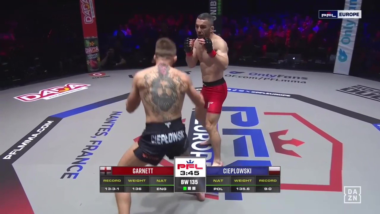 PFL Europe 3 - Dean Garnett vs Jan Ciepłowski - September 26, 2025