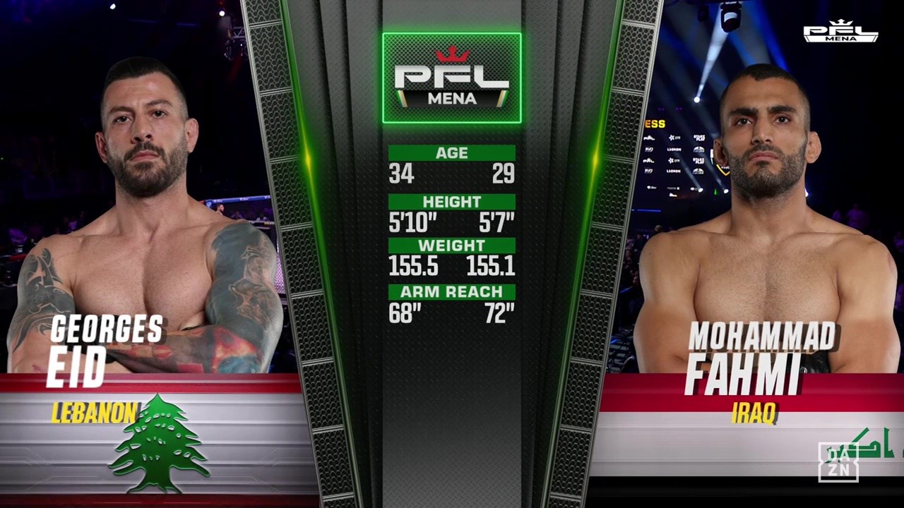 PFL MENA 2025 - Mohammad Fahmi vs Georges Eid - May 9, 2025