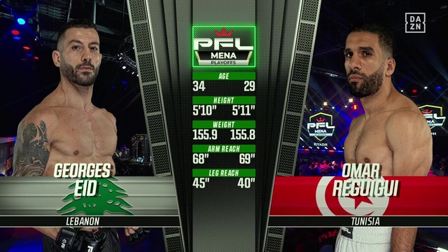 PFL MENA 3 - Georges Eid vs Omar Reguigui - September 20, 2024