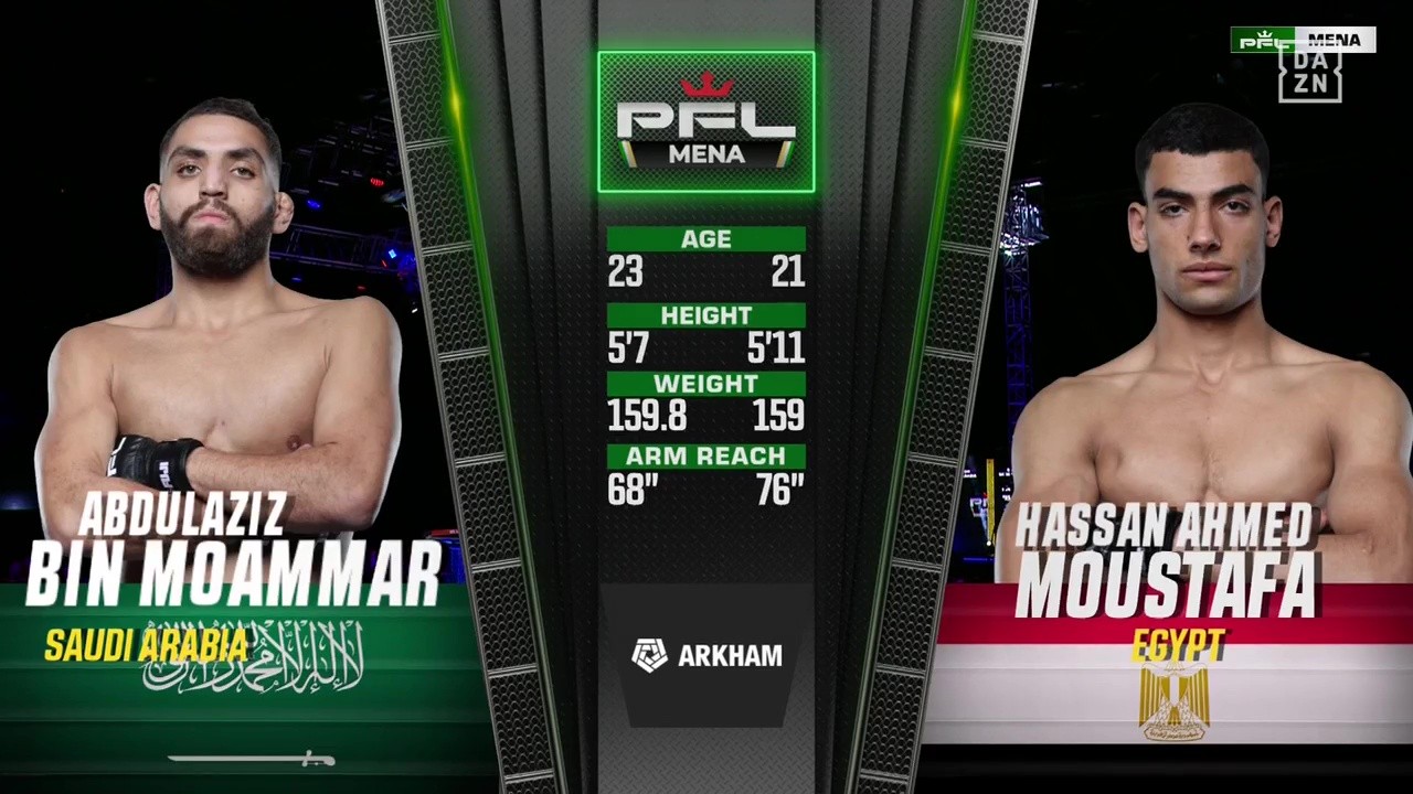 PFL MENA 3 - Hassan Ahmed Mohamed vs Abdulaziz Bin Moammar - September 27, 2025