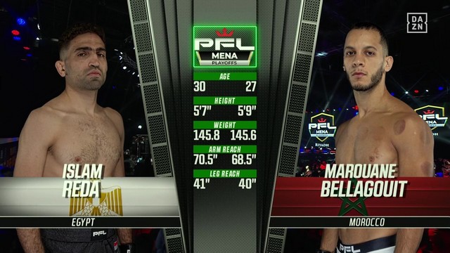 PFL MENA 3 - Islam Reda vs Maraoune Bellagouit - September 20, 2024