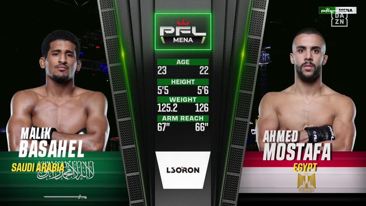 PFL MENA 3 - Malik Basahel vs Ahmed Mostafa - September 27, 2025