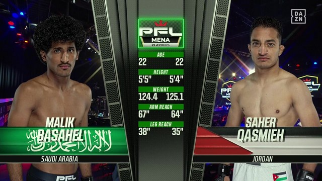 PFL MENA 3 - Malik Basahel vs Saher Qasmieh - September 20, 2024