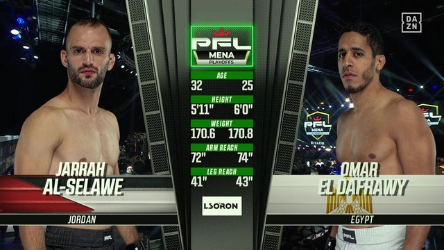 PFL MENA 3 - Omar El Dafrawy vs J. Al-Silawi - September 20, 2024