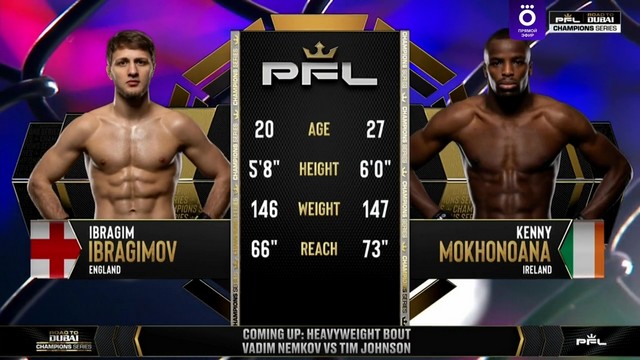 PFL Road to Dubai Champions Series - Ibragim Ibragimov vs Kenny Mokhonoana - January 25, 2025