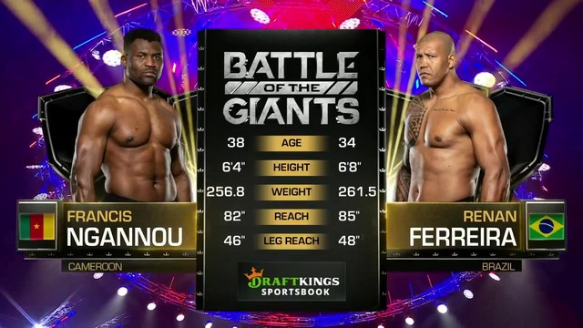 PFL Super Fights - Francis NGannou vs Renan Ferreira - October 19, 2024