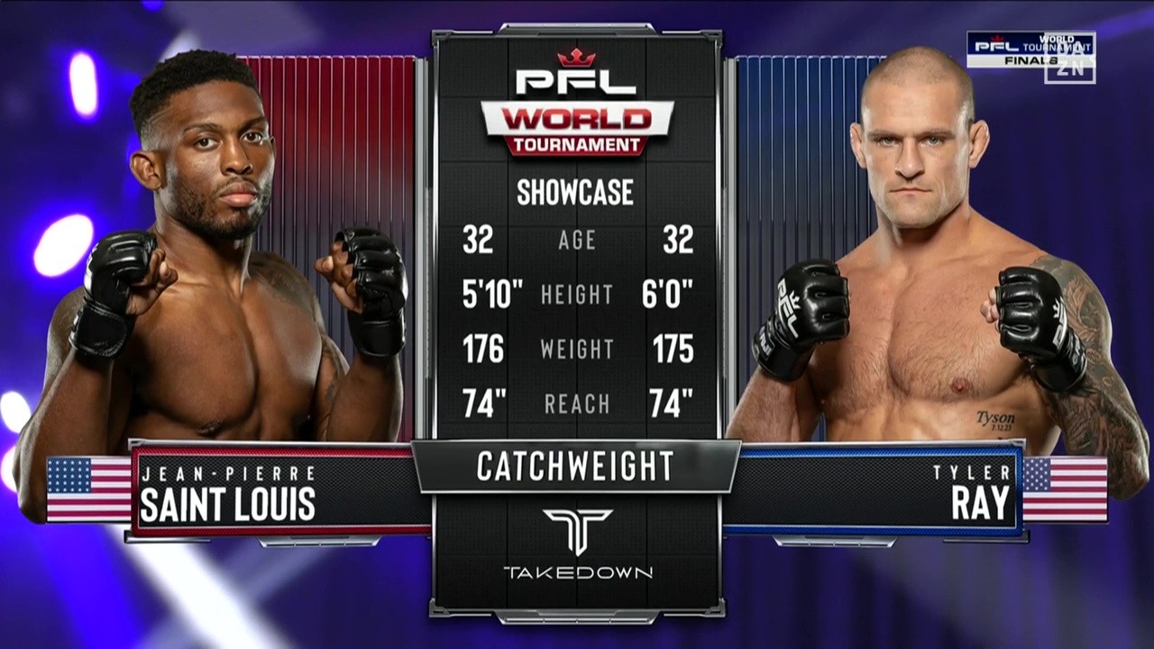 PFL World Tournament 10 - J.P. Saint Louis vs Tyler Ray - August 21, 2025
