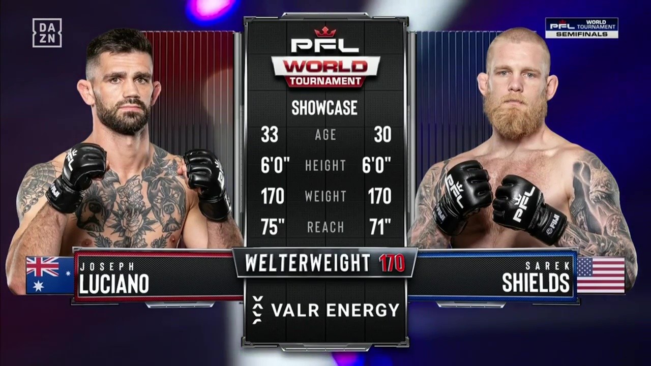 PFL World Tournament 5 - Sarek Shields vs Joseph Luciano - June 12, 2025
