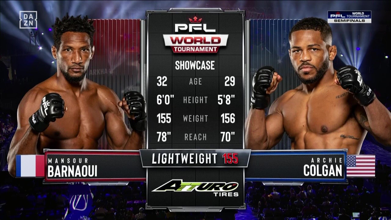 PFL World Tournament 6 - Archie Colgan vs Mansour Barnaoui - June 20, 2025