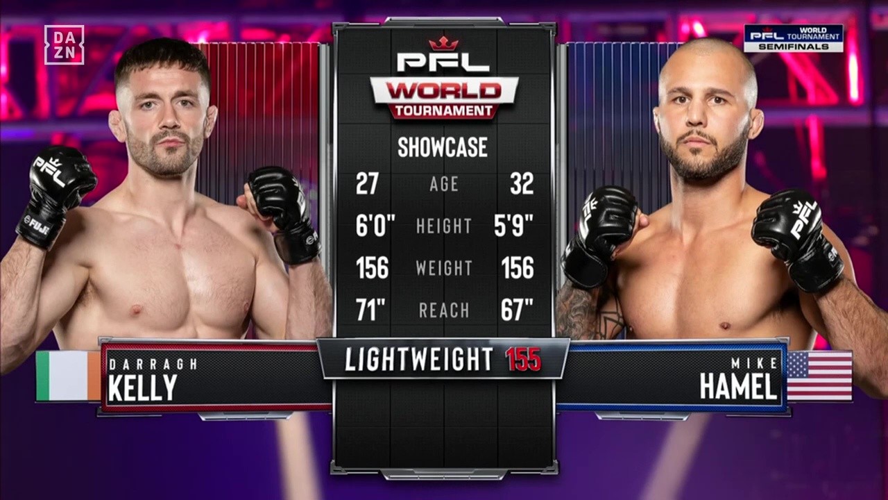 PFL World Tournament 6 - Darragh Kelly vs Mike Hamel - June 20, 2025