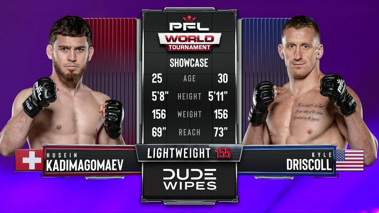 PFL World Tournament 8 - Husein Kadimagomaev vs Kyle Driscoll - August 1, 2025