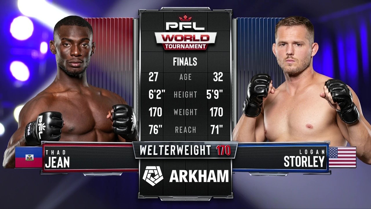 PFL World Tournament 8 - Thad Jean vs Logan Storley - August 1, 2025