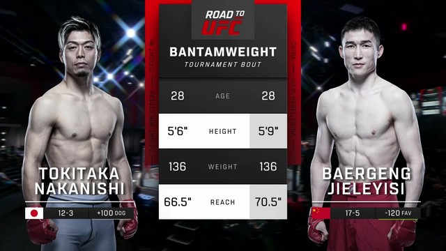 Road to UFC - Balgyn Jenisuly vs Tokitaka Nakanishi - August 23, 2024