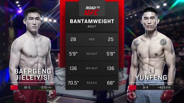 Road to UFC - Balgyn Jenisuly vs Yunfeng Li - May 18, 2024