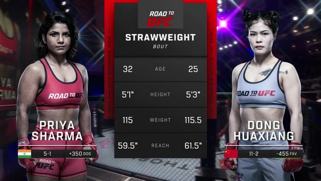 Road to UFC - Huaxiang Dong vs Priya Sharma - May 17, 2014