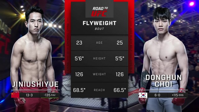 Road to UFC - Jiniushiyue vs Dong Hoon Choi - May 18, 2014