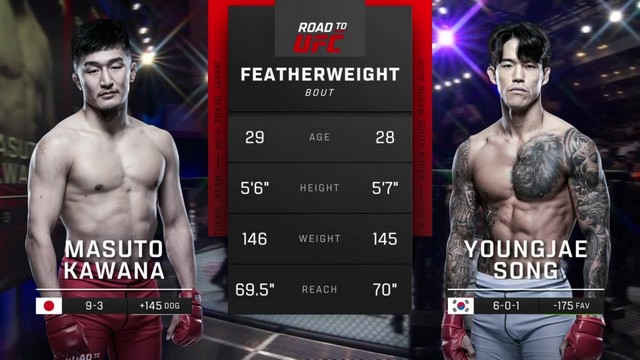 Road to UFC - Masuto Kawana vs Young Jae Song - May 17, 2014