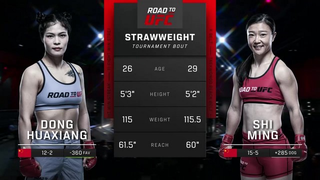 Road to UFC - Ming Shi vs Huaxiang Dong - August 23, 2024