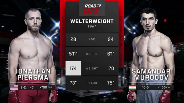 Road to UFC - Samandar Murodov vs Jonathan Piersma - August 23, 2024