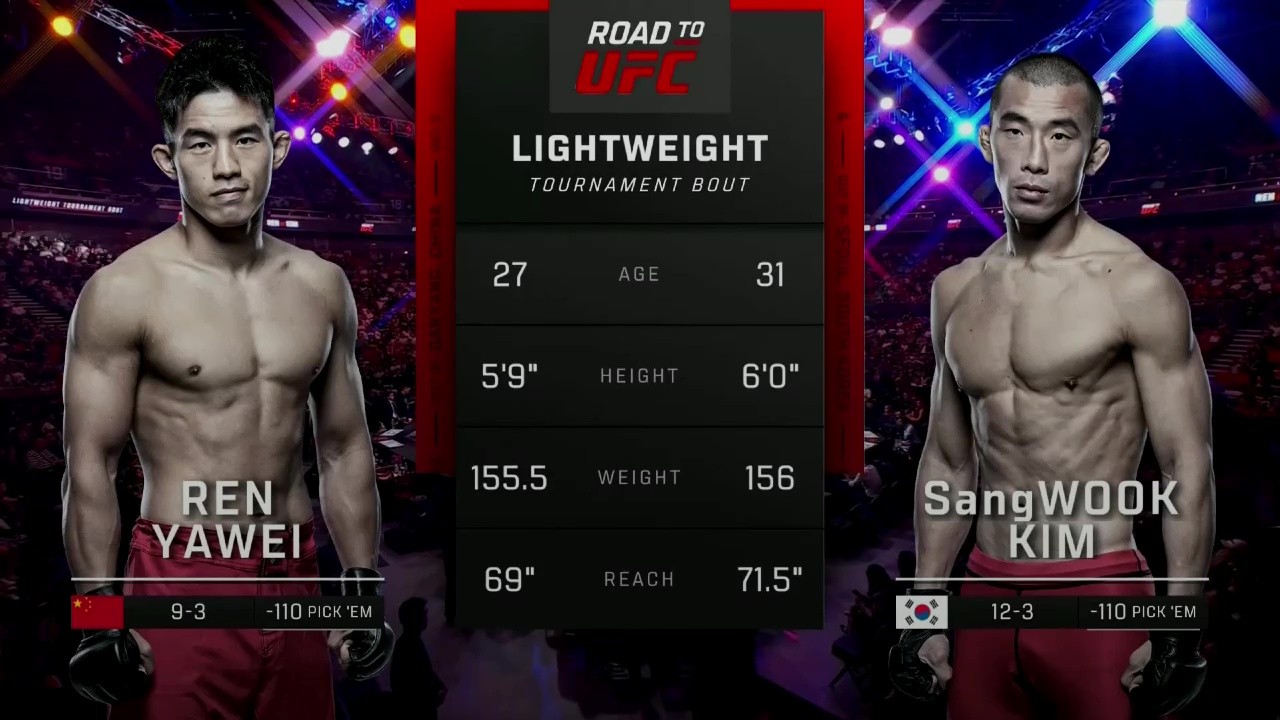 Road to UFC - Sang Uk Kim vs Yawei Ren - August 22, 2025