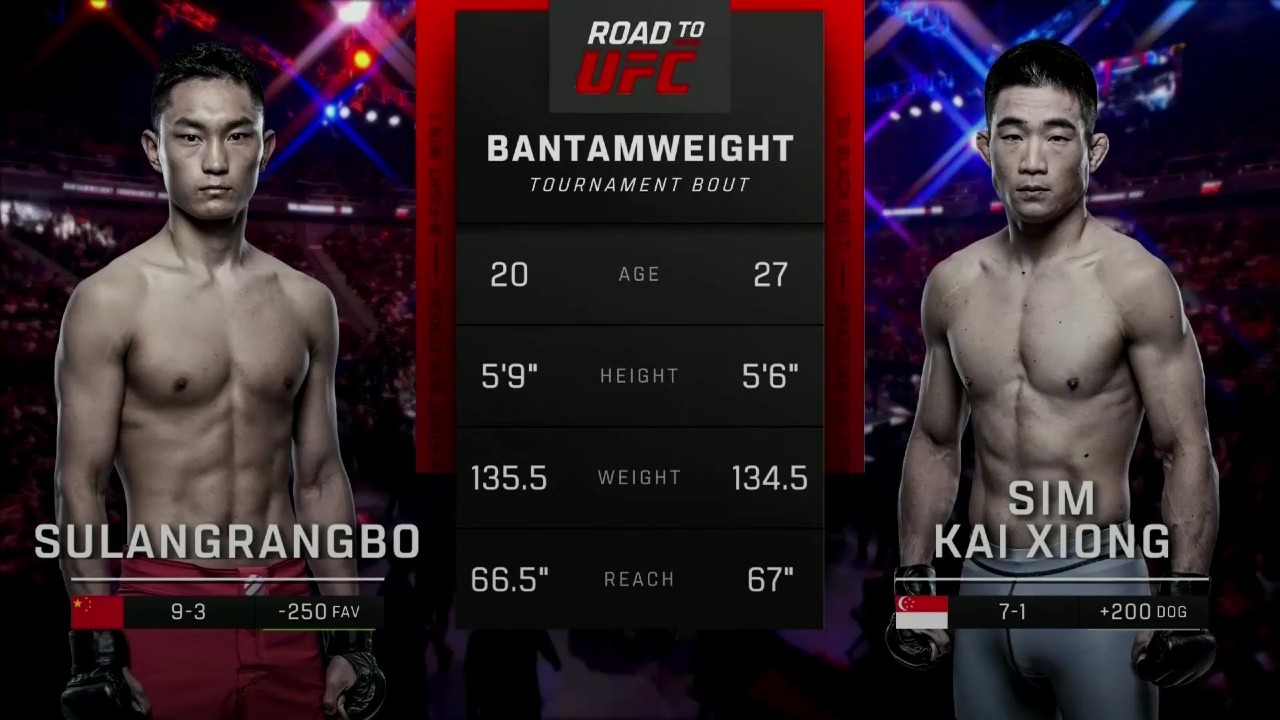Road to UFC - Sulangrangbo vs Sim Kai Xiong - August 22, 2025