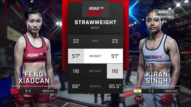 Road to UFC - Xiaocan Feng vs Kiran Singh - May 17, 2014