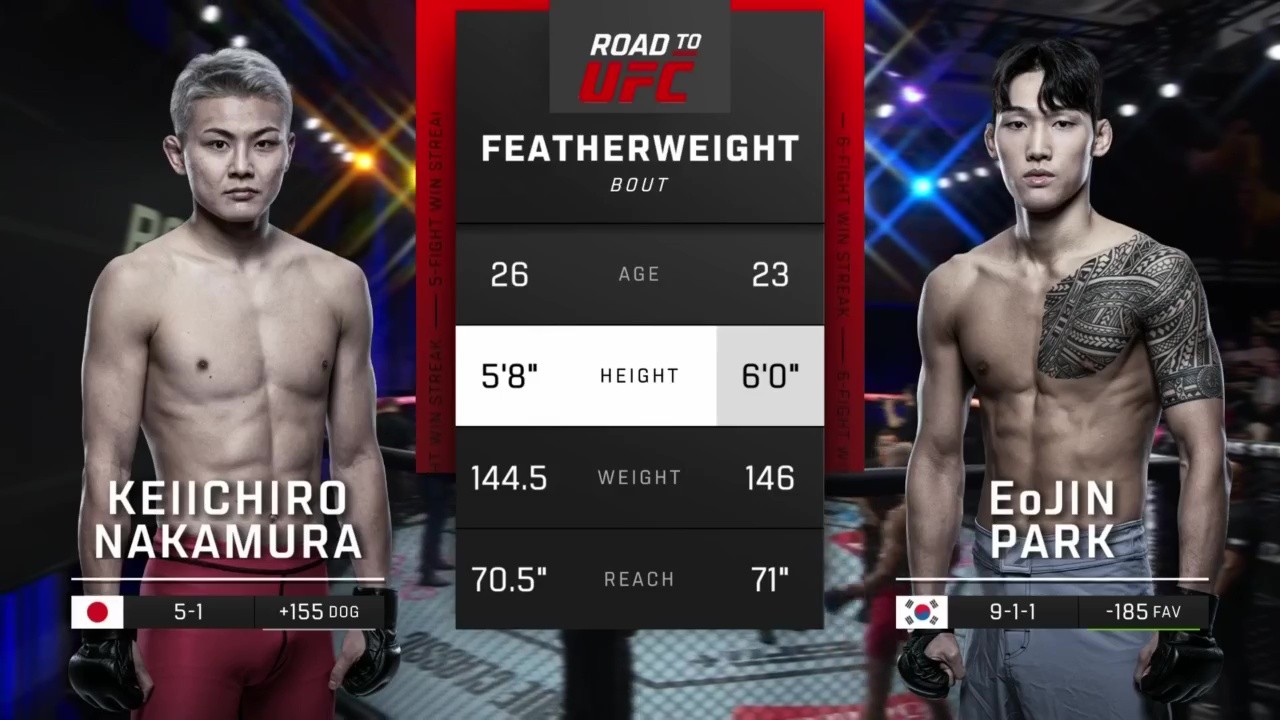 Road to UFC Shanghai Episode 1 - Keiichiro Nakamura vs Eoh Jin Park - May 22, 2025