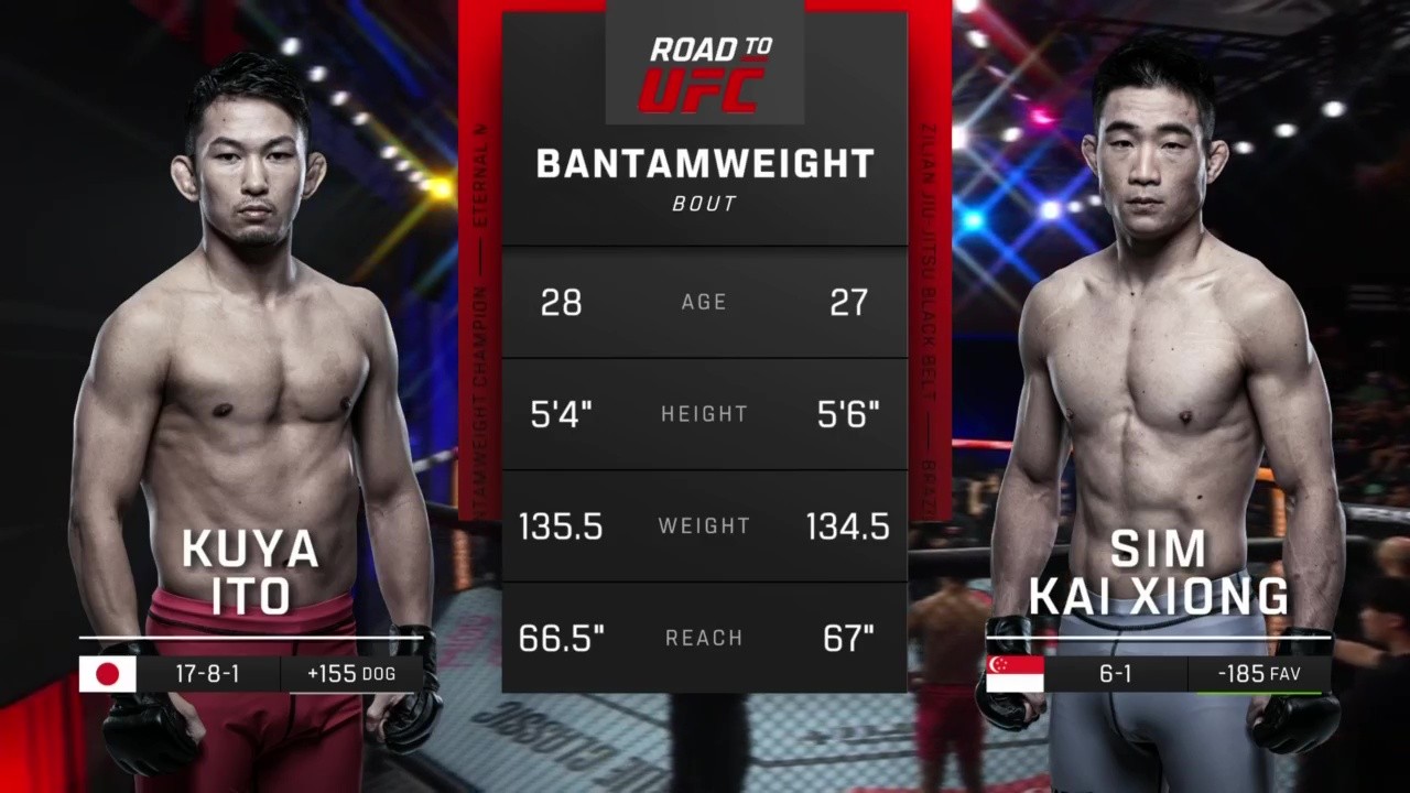 Road to UFC Shanghai Episode 3 - Sim Kai Xiong vs Kuya Ito - May 23, 2025