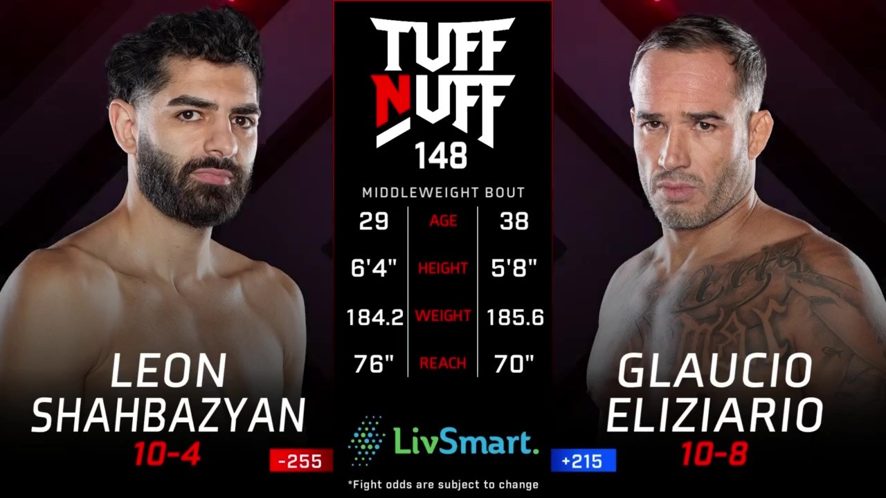 Tuff-N-Uff 148 - Leon Shahbazyan vs Gláucio Eliziário - September 26, 2025