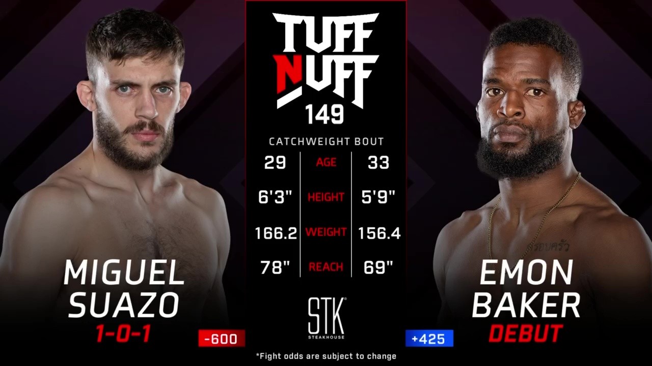Tuff-N-Uff 149 - Miguel Suazo vs Emon Baker - October 25, 2025