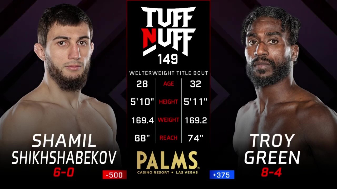 Tuff-N-Uff 149 - Shamil Shikhshabekov vs Troy Green - October 25, 2025