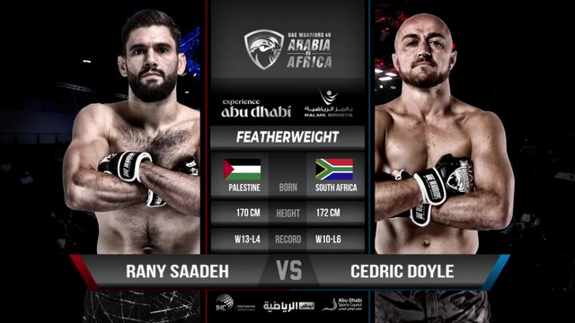 UAE Warriors 49 - Rany Saadeh vs Cedric Doyle - May 16, 2024