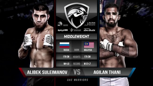 UAE Warriors 50 - Alibek Suleimanov vs Agilan Thani - May 17, 2024