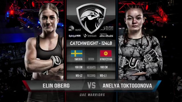 UAE Warriors 50 - Anelya Toktogonova vs Elin Öberg - May 17, 2024