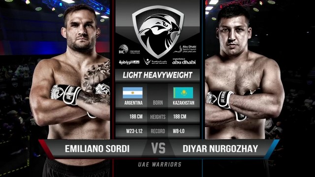 UAE Warriors 50 - Diyar Nurgozhay vs Emiliano Sordi - May 17, 2024