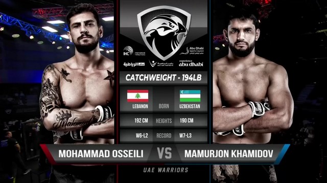 UAE Warriors 50 - Mohamad Osseili vs Mamurjon Khamidov - May 17, 2024