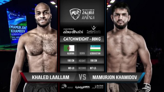 UAE Warriors 56 - Khaled Laallam vs Mamurjon Khamidov - January 16, 2025