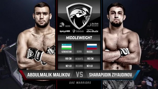 UAE Warriors 57 - Abdulmalik Malikov vs Sharapudin Ziyaudinov - January 17, 2025