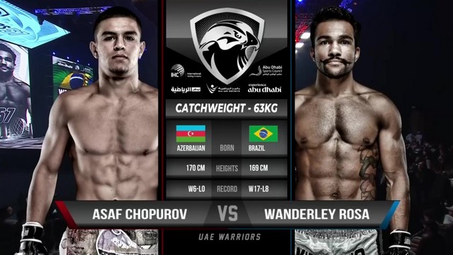 UAE Warriors 57 - Asaf Chopurov vs Wanderley Junior - January 17, 2025