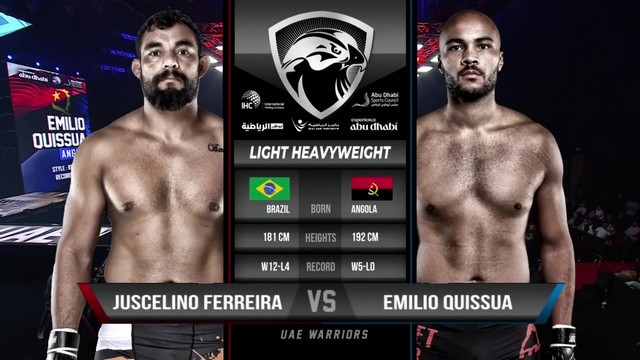 UAE Warriors 57 - Juscelino Ferreira vs Emilio Quissua - January 17, 2025