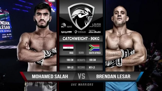 UAE Warriors 57 - Mohamed Salah vs Brendan Lesar - January 17, 2025