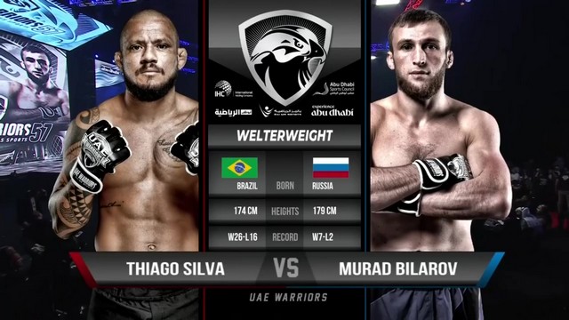 UAE Warriors 57 - Thiago Silva vs Murad Bilarov - January 17, 2025