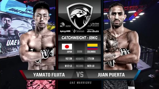 UAE Warriors 57 - Yamato Fujita vs Juan Puerta - January 17, 2025