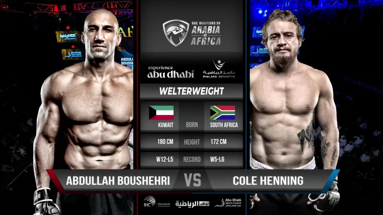 UAE Warriors 59 - Abdulla Al Bousheiri vs Cole Henning - June 12, 2025