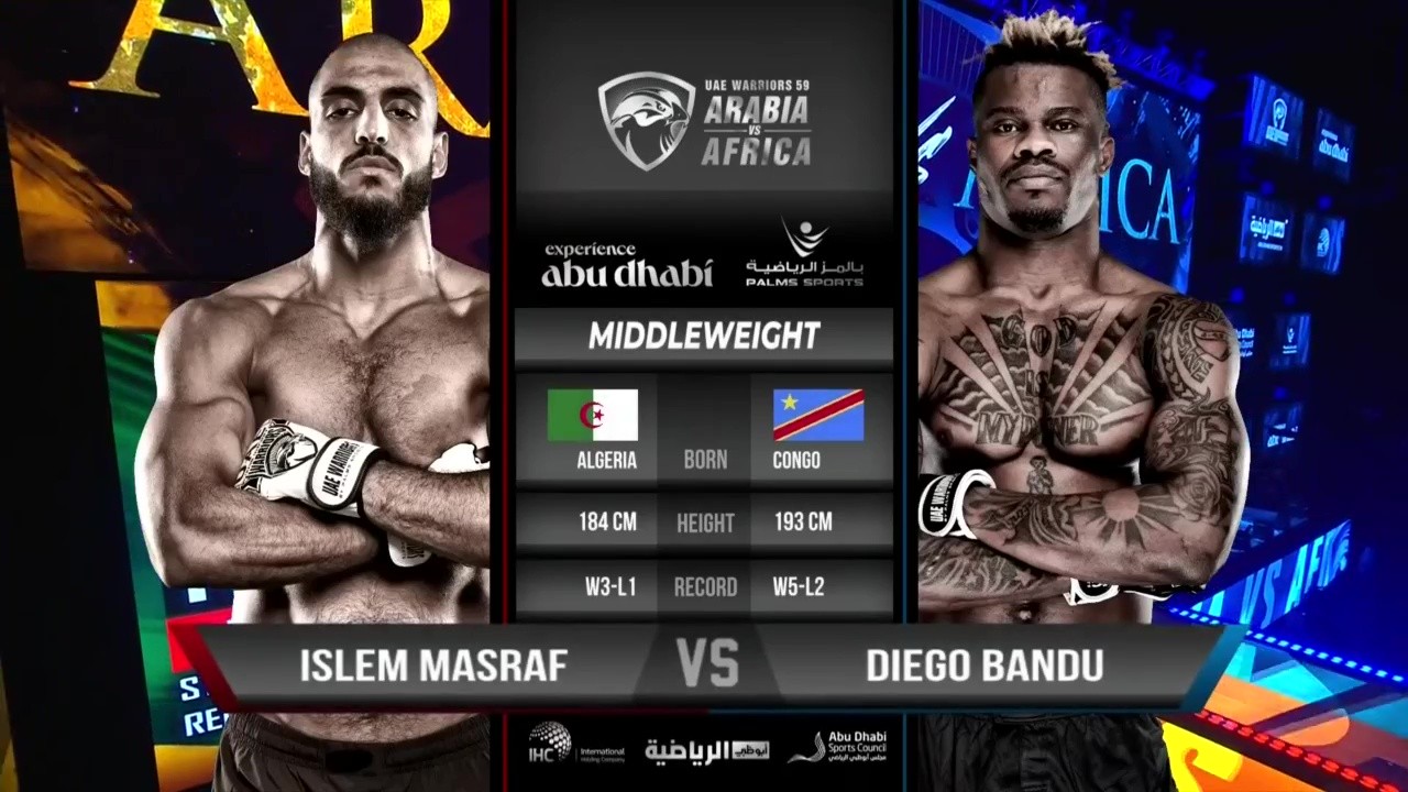 UAE Warriors 59 - Diego Bandu vs Islem Masraf - June 12, 2025