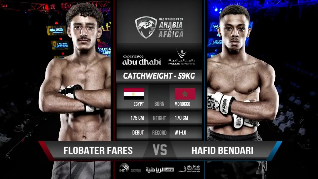 UAE Warriors 59 - Flobater Fares vs Hafid Bendari - June 12, 2025