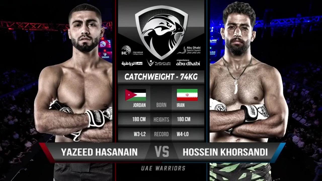 UAE Warriors 60 - Hosein Khorsandi vs Yazeed Hasanain - June 13, 2025